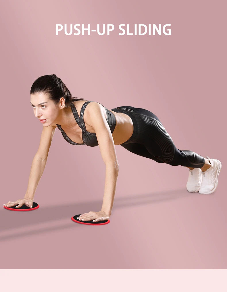 Solid Color Yoga Sliding Discs