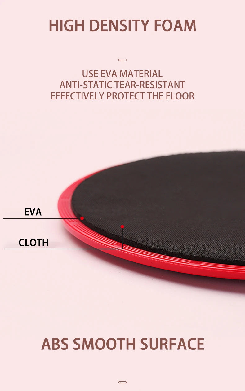 Solid Color Yoga Sliding Discs