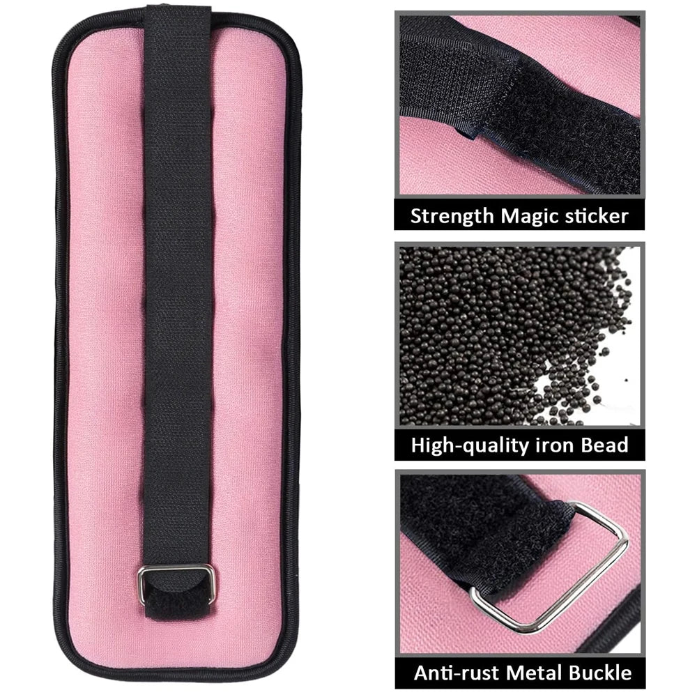 Pair Adjustable Ankle & Wrist Weights