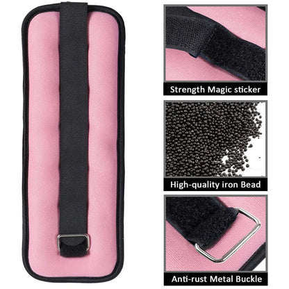 Pair Adjustable Ankle & Wrist Weights