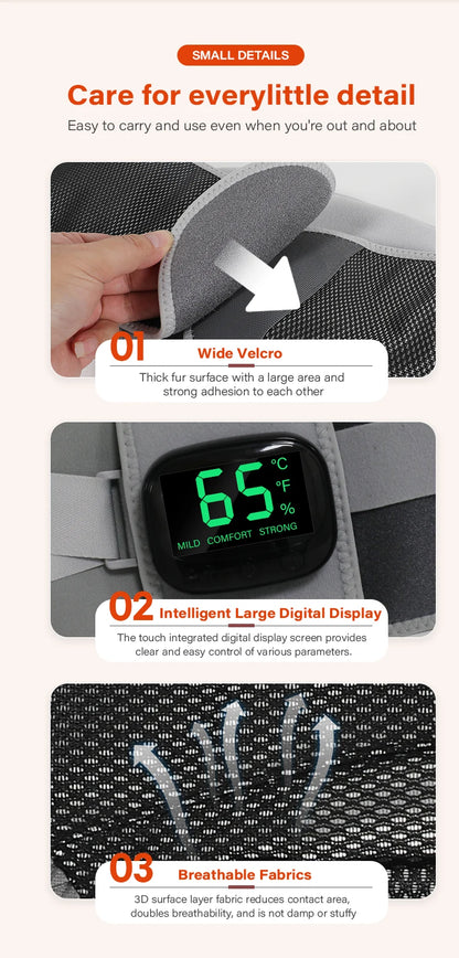 Heating Vibration Massager Belt