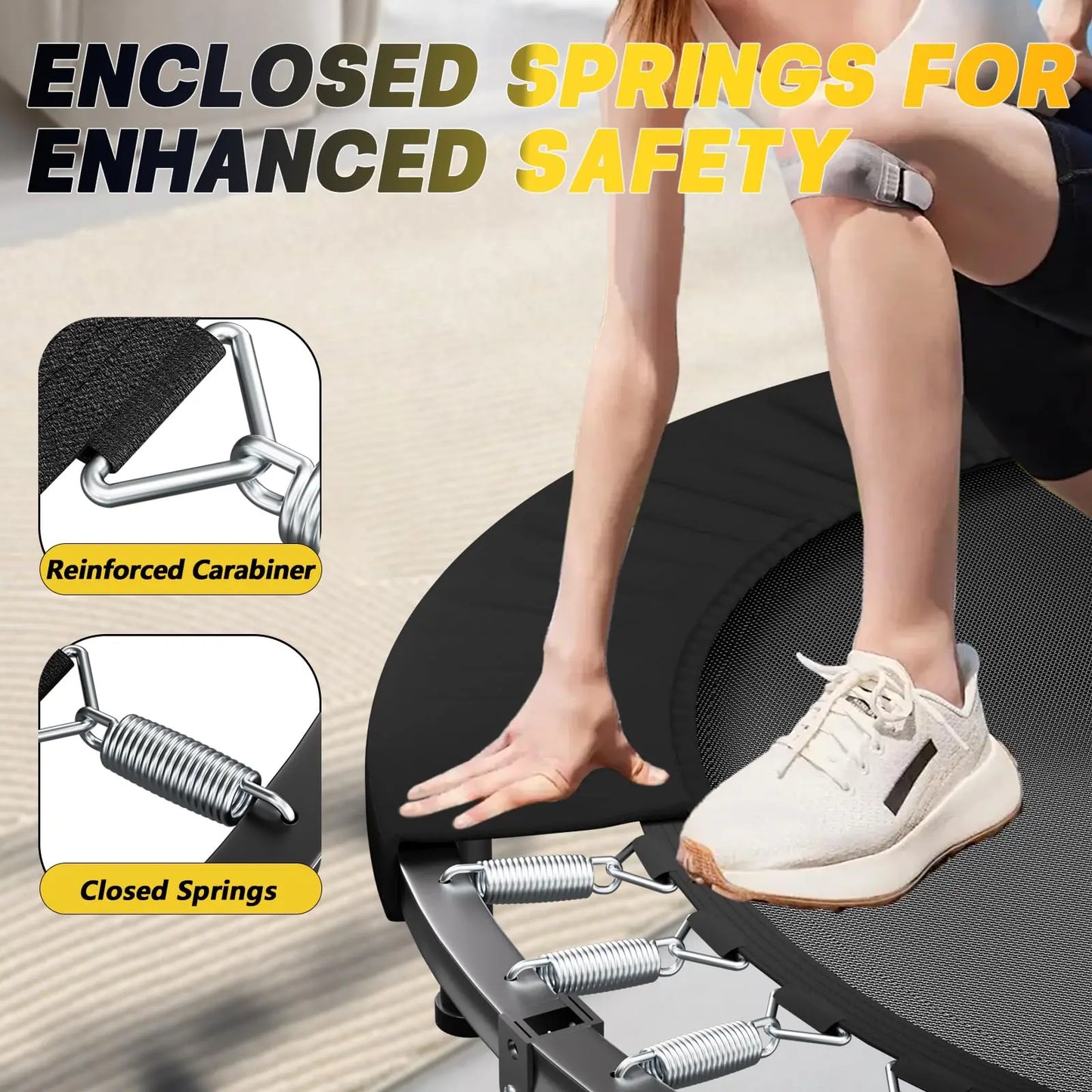 40" Foldable Mini Rebounder Trampoline