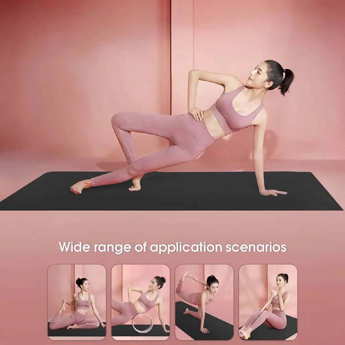 4mm Thick Anti-Slip EVA Yoga Mat