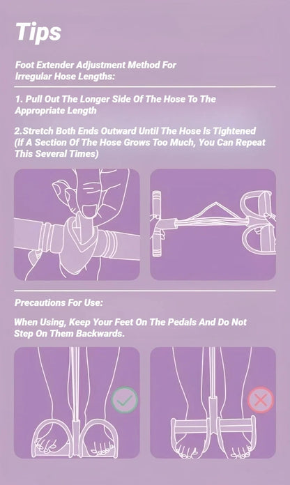 Premium Six-Tube Pedal Exerciser