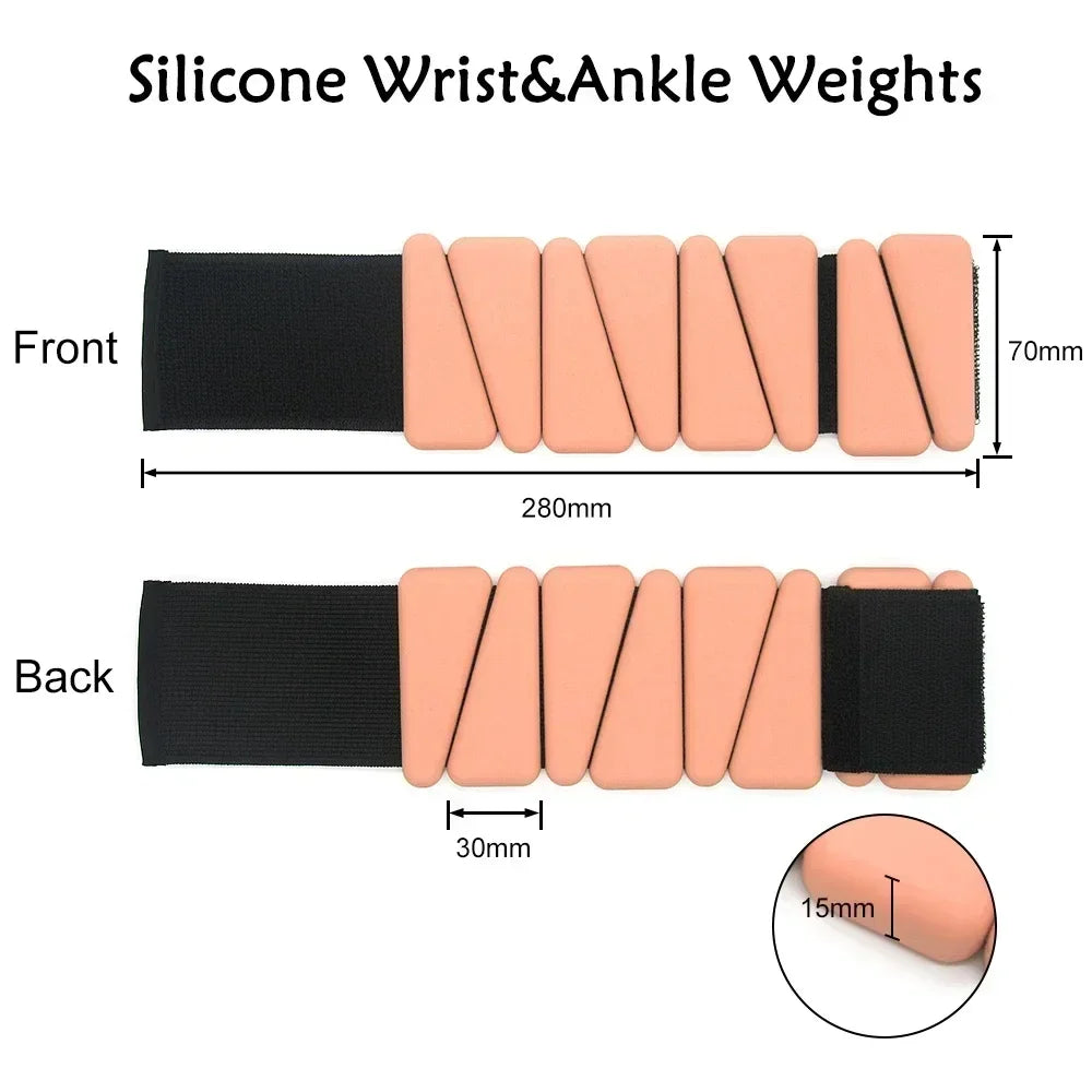 Adjustable Triangle Silicone Wrist/Ankle Weights