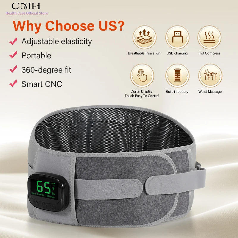 Heating Vibration Massager Belt