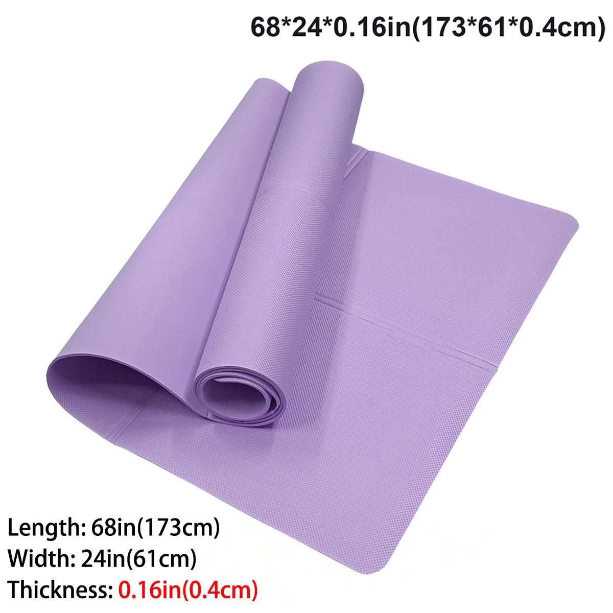 4mm Thick Anti-Slip EVA Yoga Mat