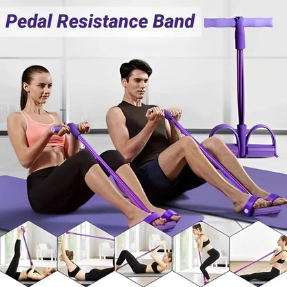 Premium Six-Tube Pedal Exerciser