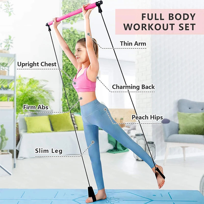 Multifunctional Pilates Bar Kit