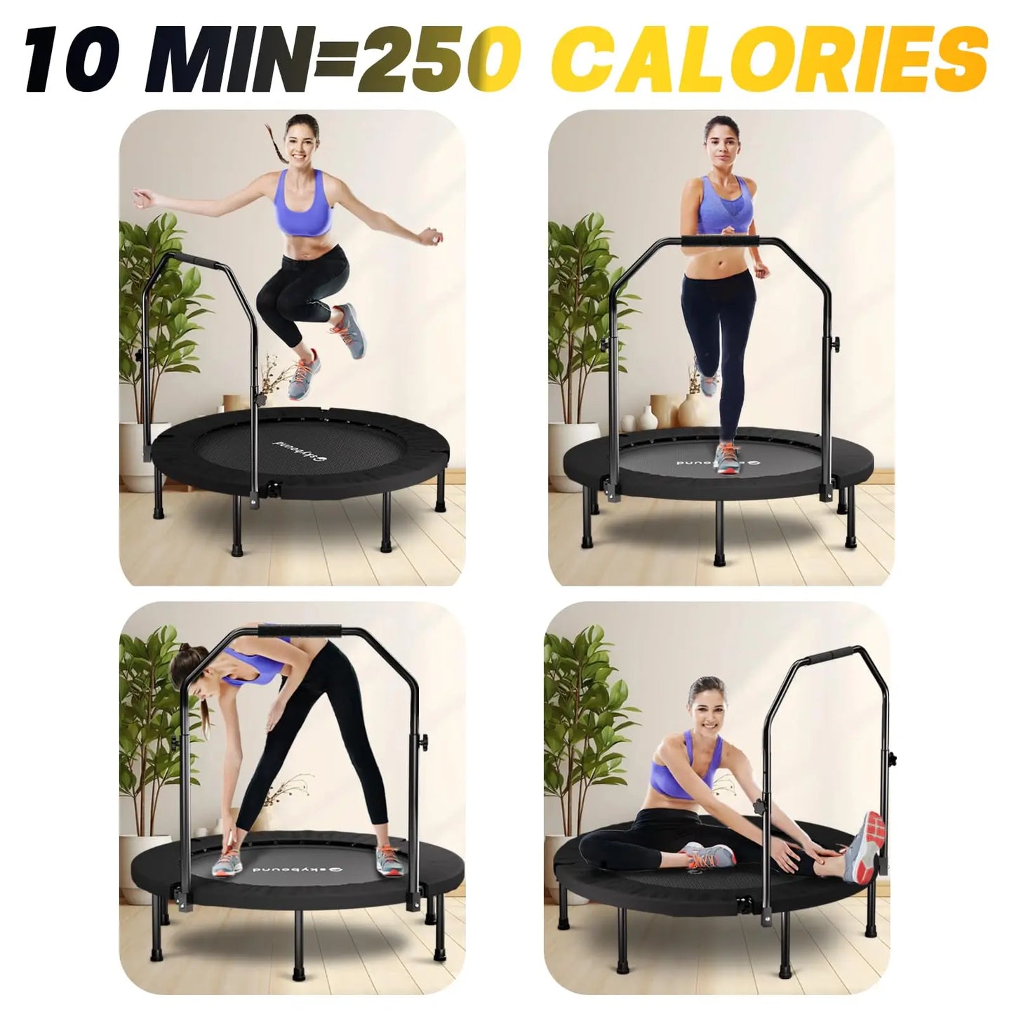 40" Foldable Mini Rebounder Trampoline