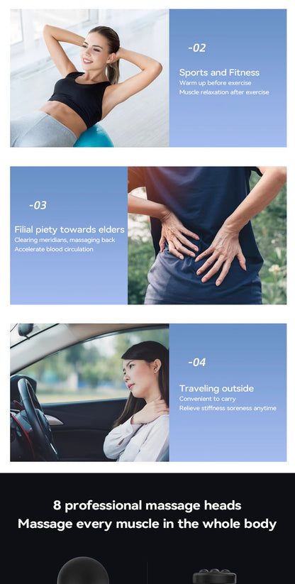 Powerful Cordless Massage Gun